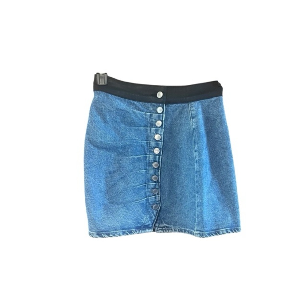 Social Tourist Abercrombie & Fitch Ultra High‎ Rise Straight Denim Skirt NWT